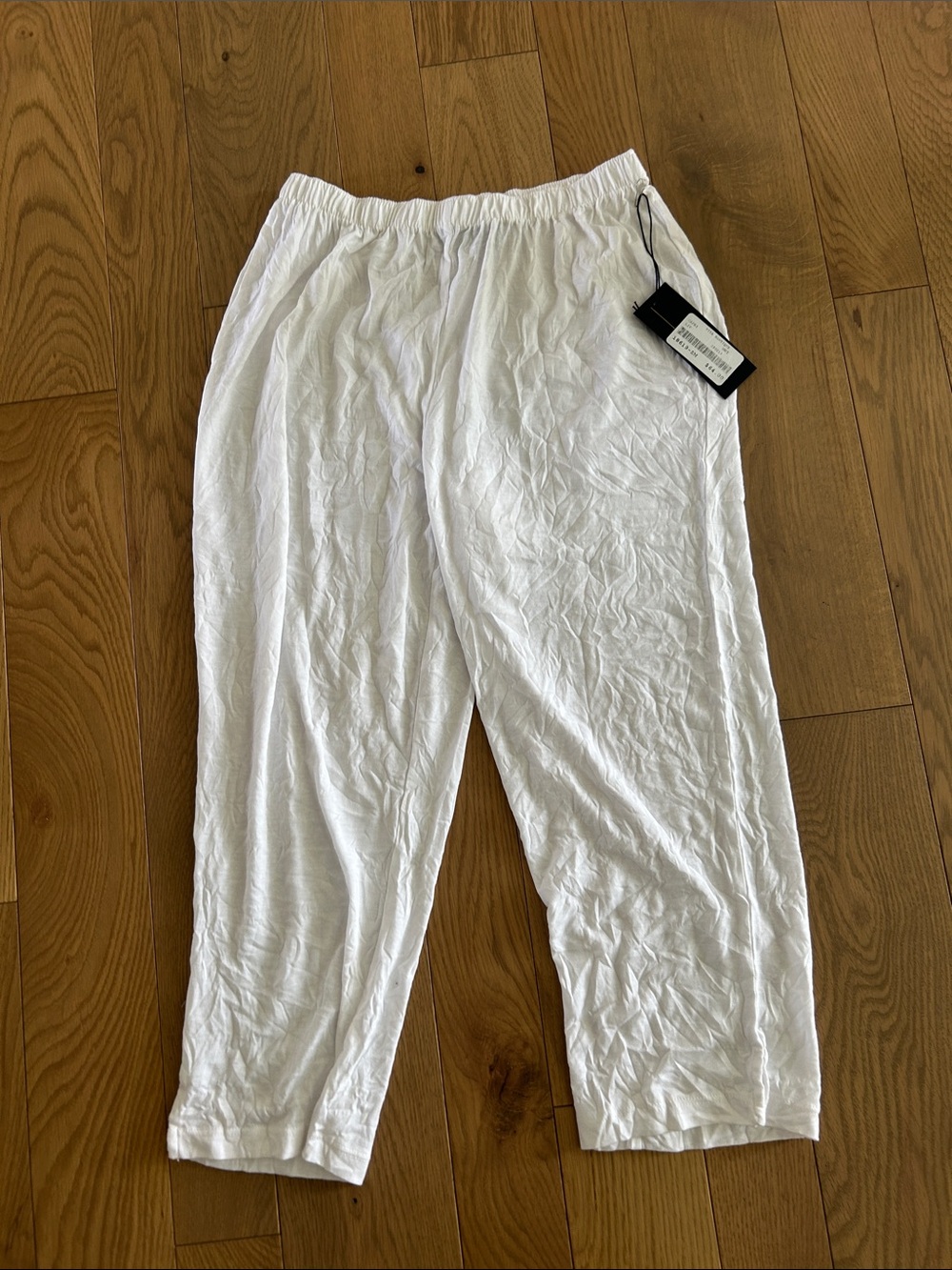 NWT LIV  by Habitat size S Crinkle Jersey Knit Cropped Capri Pants